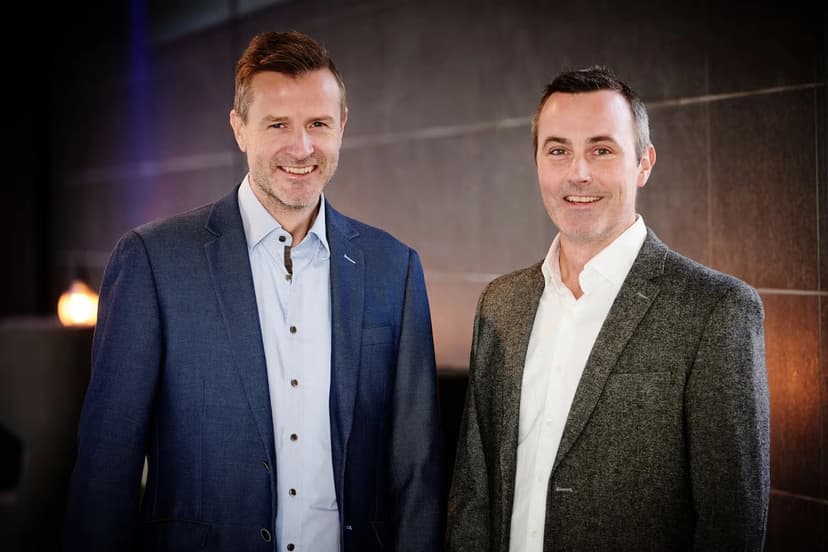 Thomas Knudsen (CTO) & Morten Lanng (CEO)